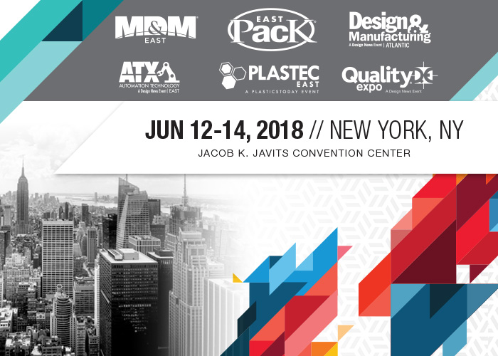 Advanced Design & Manufacturing | June 12-14, 2018 | New York, NY