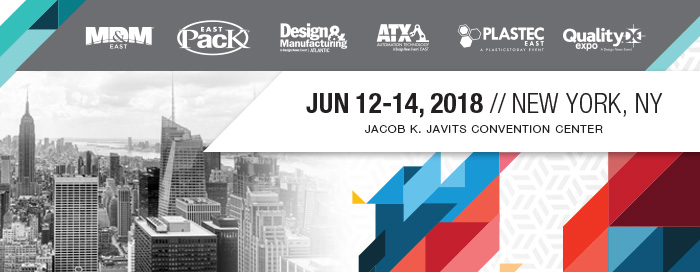 Advanced Design & Manufacturing | June 12-14, 2018 | New York, NY